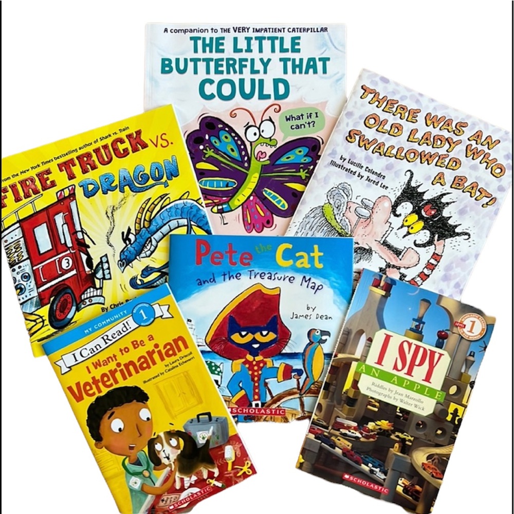 CHILDRENS STORY BOOK BUNDLE OF 6 CLASSIC STORIES LEVEL 1 - 2 PAPERBACK BOOK KID